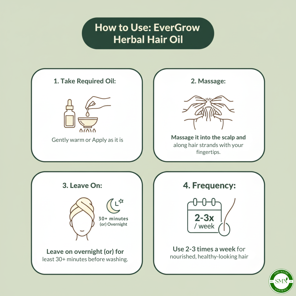 EverGrow Hair Oil - Herbal Hair Oil