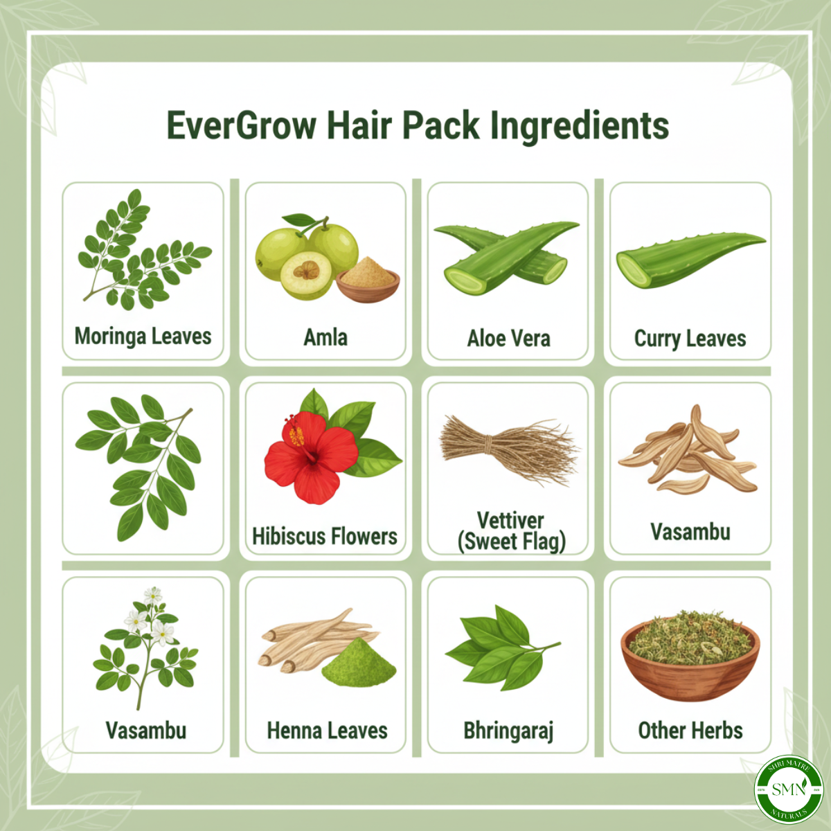 EverGrow Hair Pack - Herbal Hair Pack